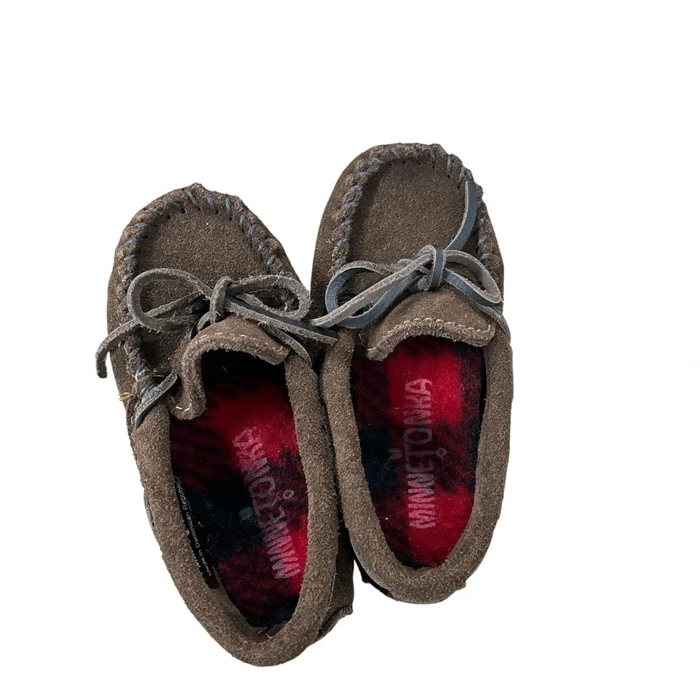 Minnetonka kids brown